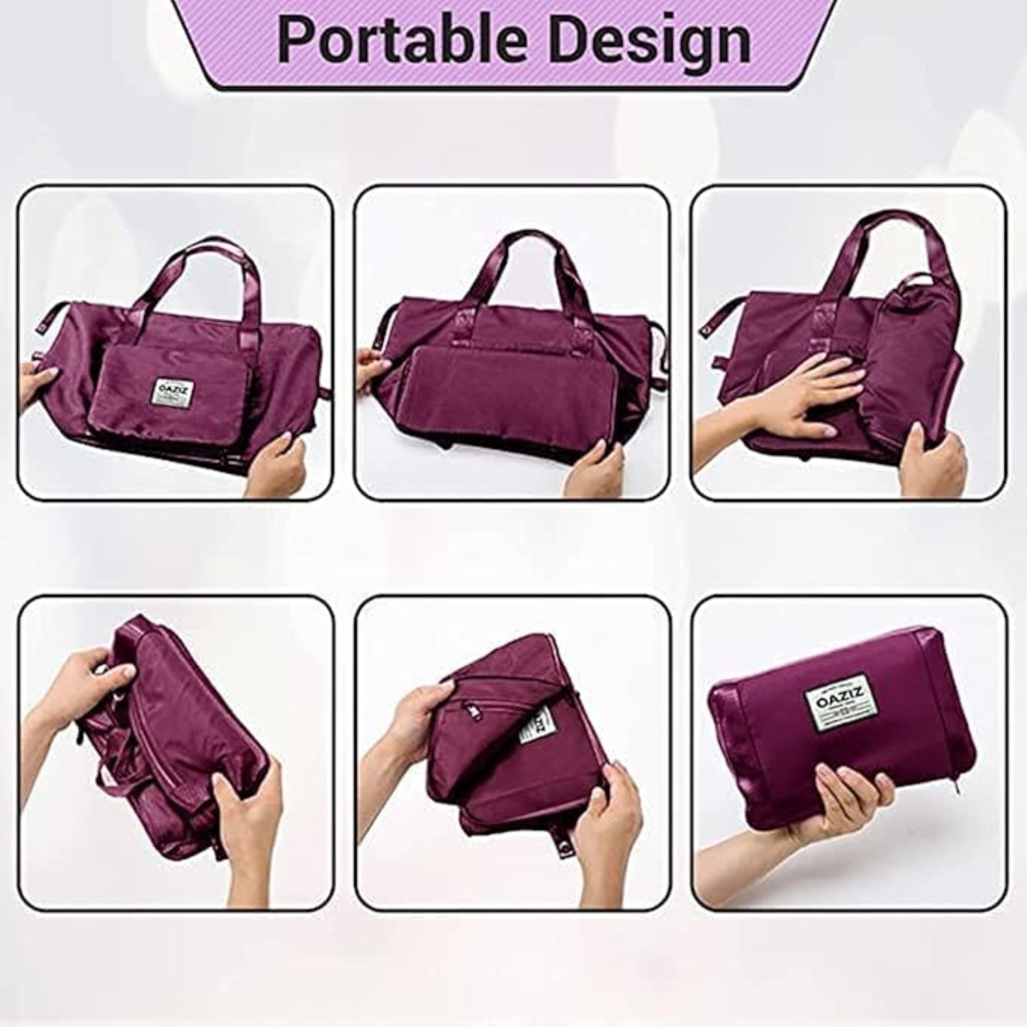 Water-Proof Folding Shopping Bag ( Buy One Get One Free )