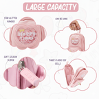 Viyaro Multi-Layer High Capacity Pink Pencil Case