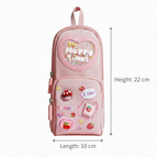 Viyaro Multi-Layer High Capacity Pink Pencil Case