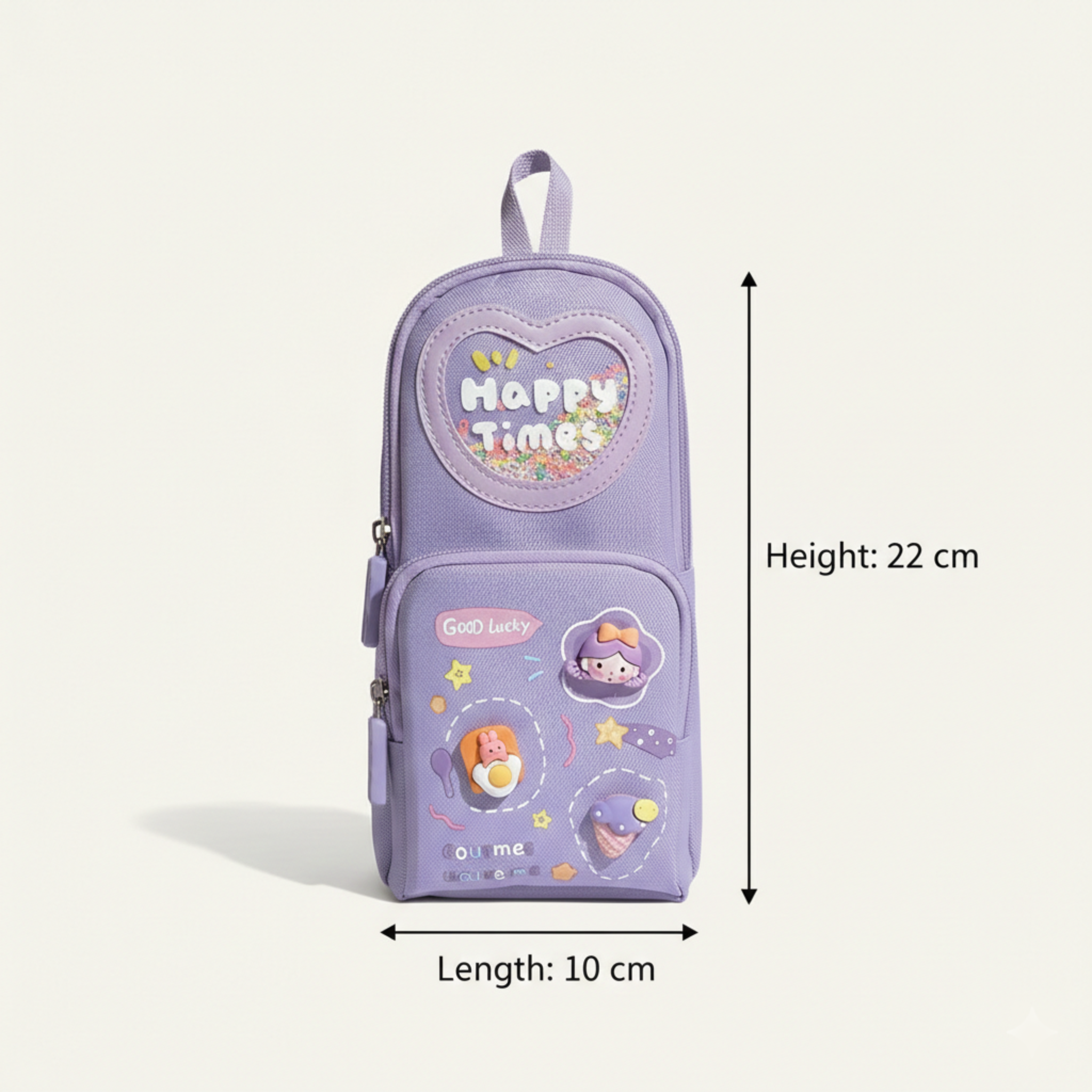 Viyaro Multi-Layer High Capacity Purple Pencil Case