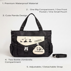 Panda Multi-Pocket  Tote