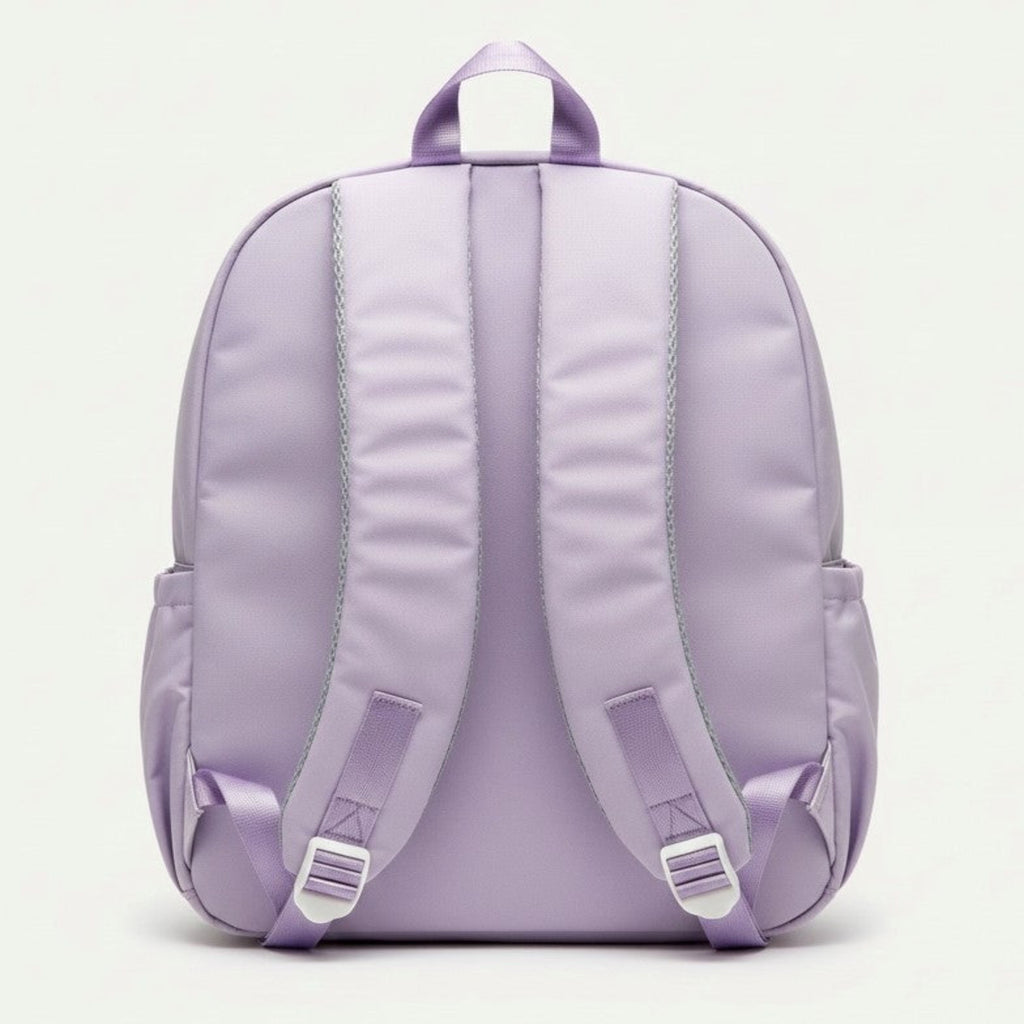 Viyaro Aesthetic Two-Tone Lavender Canvas Backpack