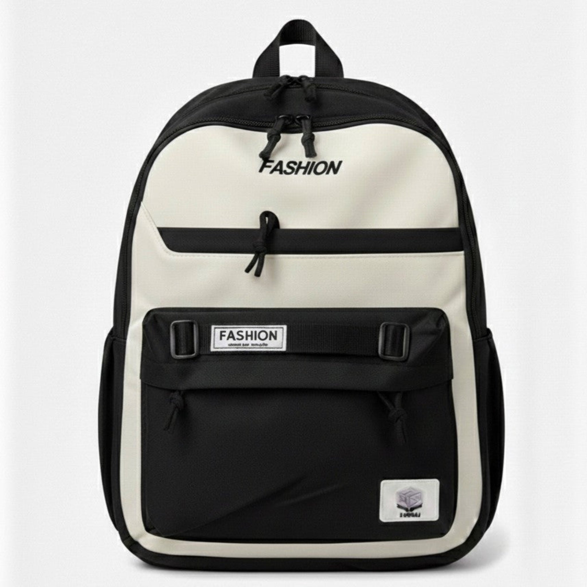 Viyaro Aesthetic Two-Tone  Canvas Backpack