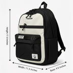 Viyaro Aesthetic Two-Tone  Canvas Backpack