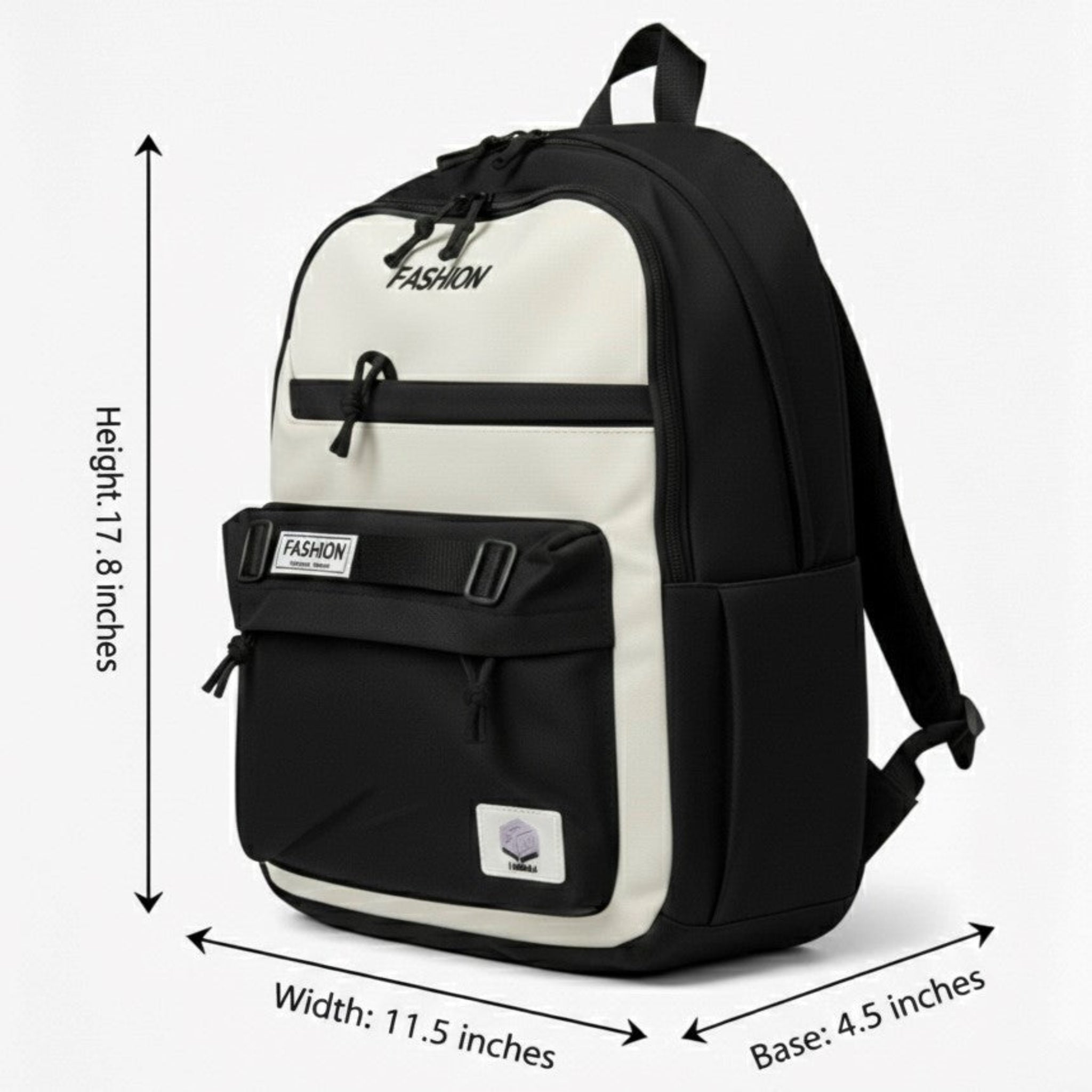 Viyaro Aesthetic Two-Tone  Canvas Backpack