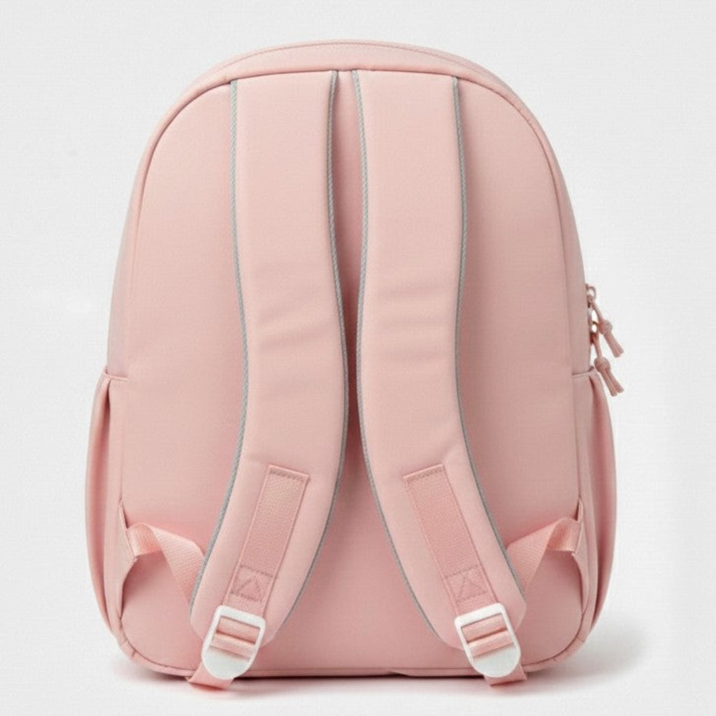 Viyaro Aesthetic Two-Tone Pink Canvas Backpack