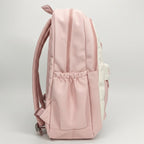 Viyaro Aesthetic Two-Tone Pink Canvas Backpack