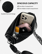 Rhinestone Sling Bag & Coin Pouch Set