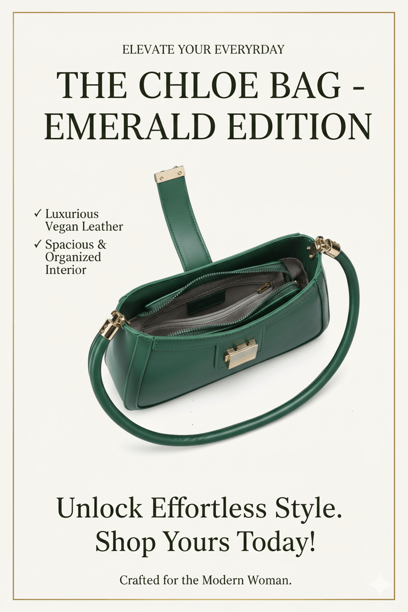 The Chloe Bag - Emerald Edition