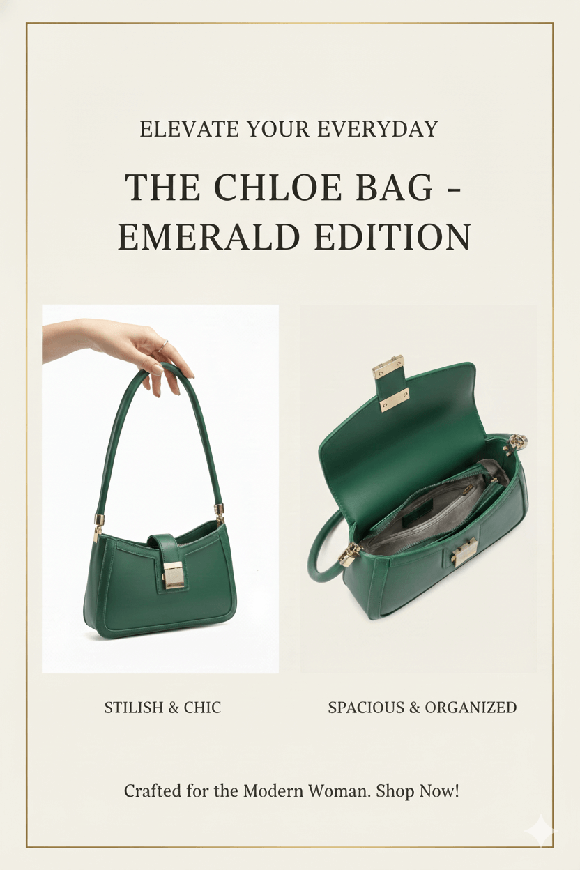 The Chloe Bag - Emerald Edition