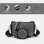 Rhinestone Sling Bag & Coin Pouch Set