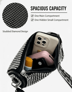 Rhinestone Sling Bag & Coin Pouch Set