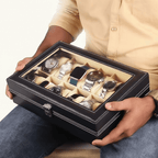 Premium 12-Slot Watch Storage Box